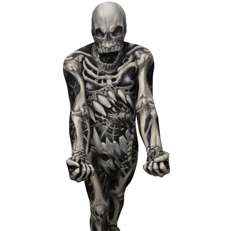 Morphsuits Kids Skull & Bones Monster Costume - Small 3'-3'5 / 6-8 Years - Image 3